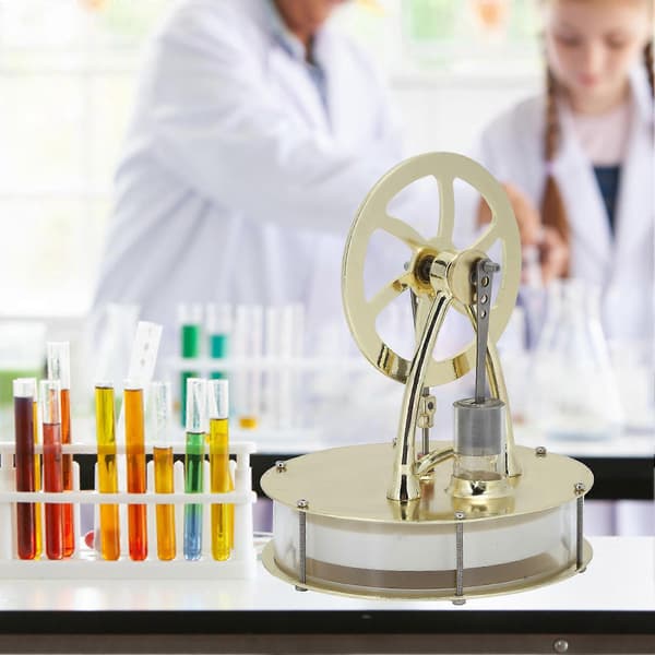 Low Temperature Stirling Engine Model Steam Engine Scientific Experiment Educational Toy