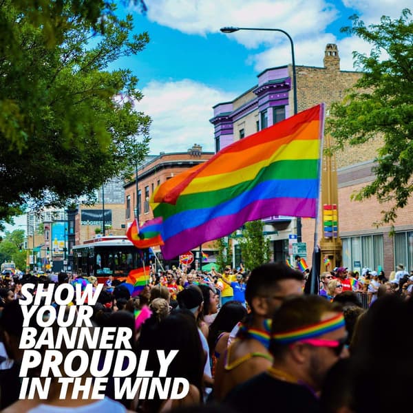 90x150cm Rainbow Flag - Vibrant Colors and UV Resistant - Canvas Header