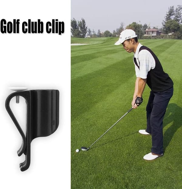 Stykker - Golfputterklemme + Golfboldmarkør - Golfputterklemmer - Putterholder - Putting & Puttinglinje - Boldmarkør - Greenmarkør - Boldmarkering