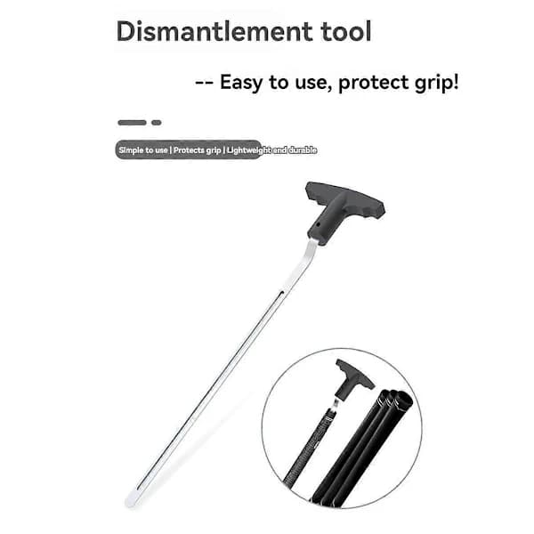 Golf Grip Removal Tool, V-Grooves Golf Grip Remover Saving Tool, Golf Accessories Grip Remover Grip Tool