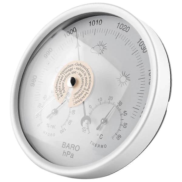 Digitalt indendørs hygrometer, bærbart 3 i 1, vægmonteret vejrtermometer, barometer, hygrometer til hjemmet