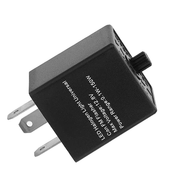 12V 24V 3-PIN Justerbart LED Blinkrelæ Blinklys Lysblink til Bil Motorcykel