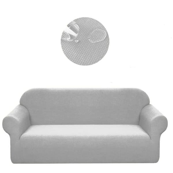 Stretchigt sofföverdrag Vattentätt Slitstarkt Kombinationssofföverdrag Sofföverdrag Beige