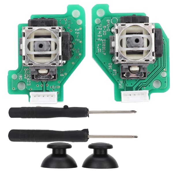Erstatning 3D Analog Joystick Sensor Modul Potentiometer Tommelfingerstik Sæt til WII U