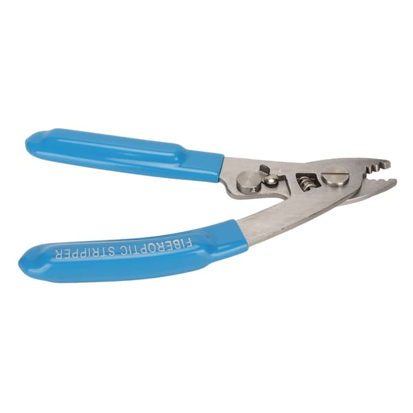Fiber Optic Stripper High Safety Precise Use Portable 3-Hole Stripping Tool for Working Technicians Electricians Installers Blue
