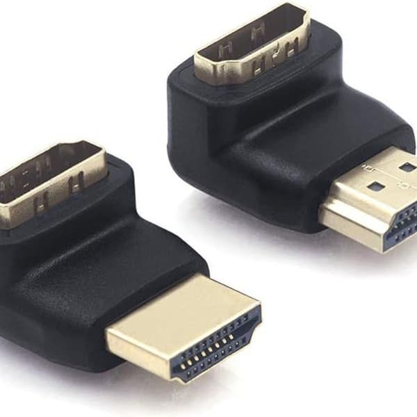 HDMI 90 og 270 graders retvinklet han til hun-stik