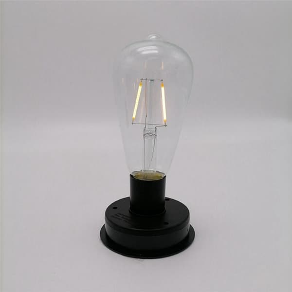 2-pak Sol-LED Glødelampe 2800K Sensorlampe Automatisk Hegn Natbelysning til Have (7cm)