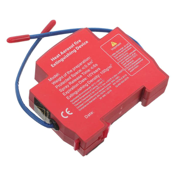 Automatic Aerosol Fire Extinguisher for Vehicles - Multifunctional Self-Adhesive Car Fire Extinguisher for Car Engine, Garage, Office 10g