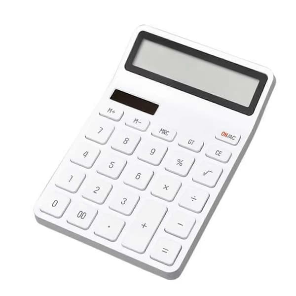 Office Calculator Battery Powered Lightweight Energy Saving Calculator Sensitive 12-Digit Widescreen Display