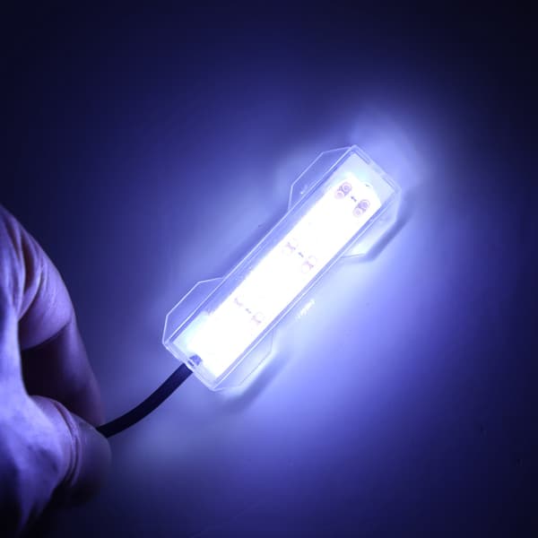 Mini LED-lampe for skrivebordsakvarium, perfekt dekorasjon for lite akvarium med vannplanter