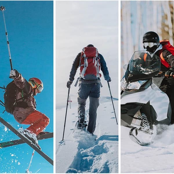 Fortykket varme skihandsker, kuldebestandige bjerghandsker