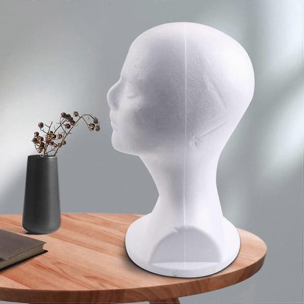 Mannequin Skummodel Briller Hat Paryk Displaystativ