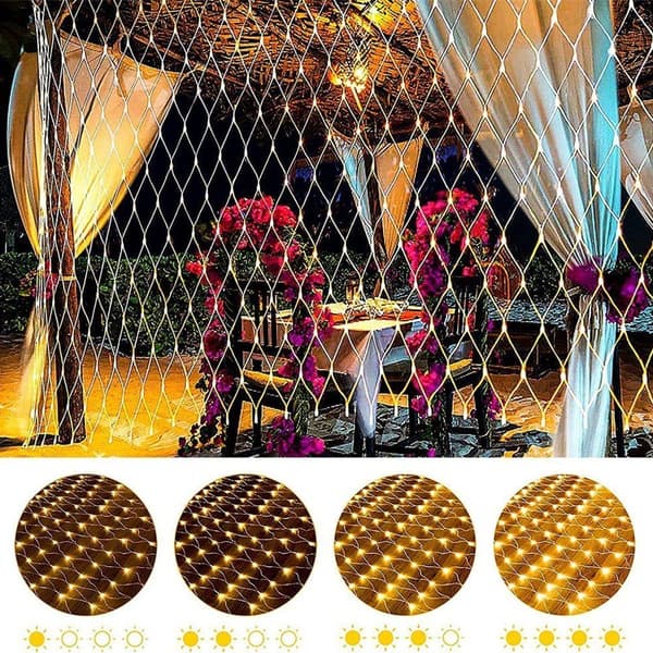 LED Fishing Net Lights Outdoor Waterproof Decorative String Lights