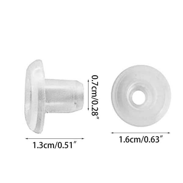 10 pcs Blind Lower Rod Hook Transparent Positioning Plug Accessories-hy