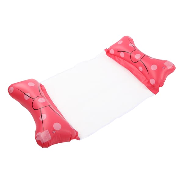 Inflatable Pool Float Hammock Portable Water Hammock Pool Float for Adults Rose Red