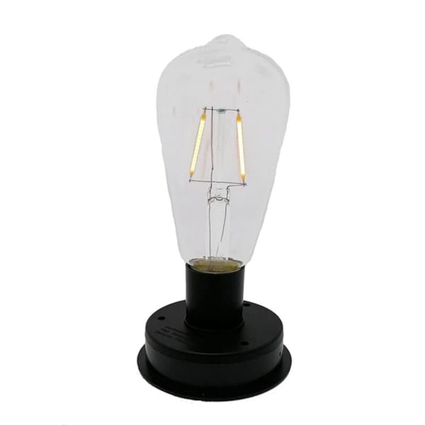 2-pak Sol-LED Glødelampe 2800K Sensorlampe Automatisk Hegn Natbelysning til Have (7cm)