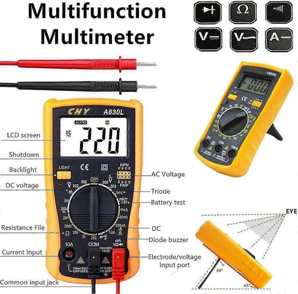 18-in-1 Soldering Iron Multimeter Welding Tool Adjustable Temperature Pump Solder 220V 220V