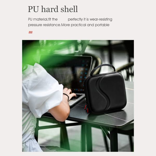 PU Carrying Case Compatible with DJI OM 5 Camera Bag Portable Storage Bag Shoulder Bag