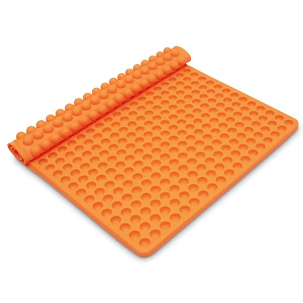 Silikon Bakematte - 2 cm Kuppelformet Silikonmatte, Bakeform for Hundekjeks og Hundegodbiter, Bakepapir - Bakematte - Sjokoladeform