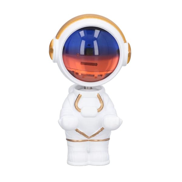 Astronaut solnedgangslampe, 360° roterende, USB-lading, trinnløs KLB