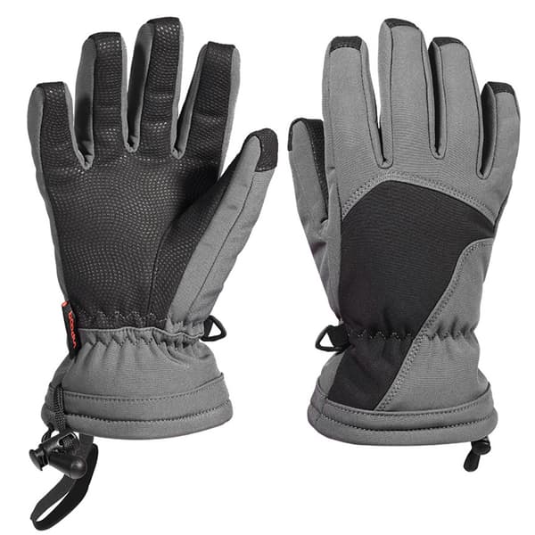 1126 Square Polyester Ski Gloves for Kids, Warm, Breathable, Waterproof M/L