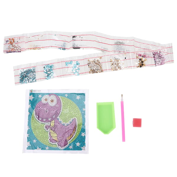 Diamond Painting Dinosaur Pattern Preschool Handmade DIY Craft Gift Home Decor