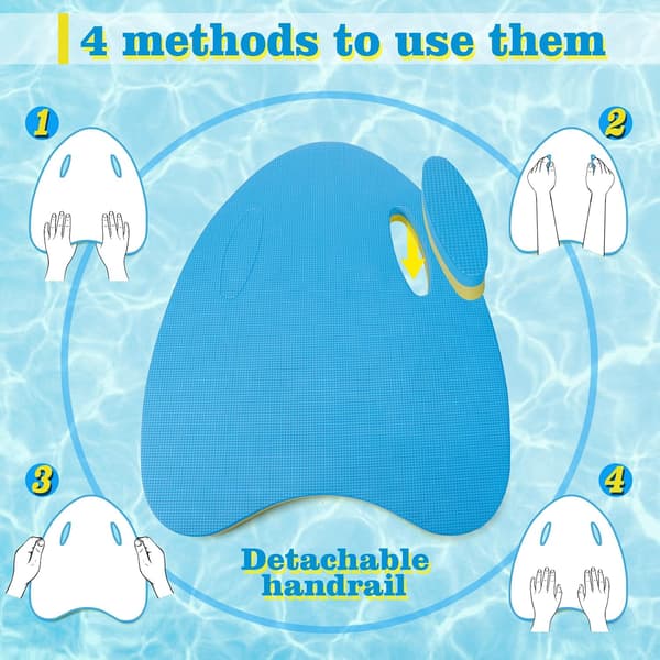 Kids Swim Board, Swim Training Aid with Handle Holes