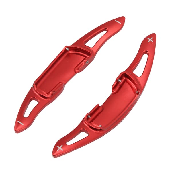 2st Car Steering Wheel Paddle Shifter Extension Covers Red Replacement for Mazda 3 2014-up