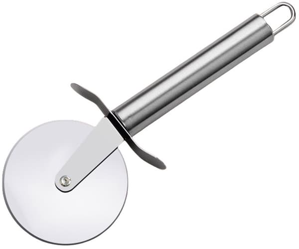Pizzaskærer - Pizzakniv - Multifunktionel anvendelse - Køkkenredskab - Rustfrit stål - 1 stk