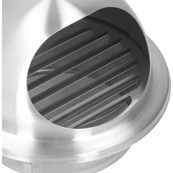 304 Rustfritt Stål Kuleformet Ventilasjonshette, Avtrekksvifte, Rund Luftventilutløp 160mm