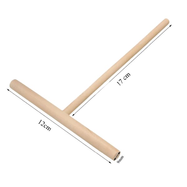 Pannekakespade, runde pannekakeverktøy, T-formet pannekakeskraper, DIY