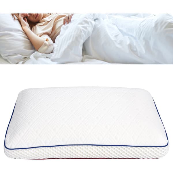 Memory Foam Pillow, Warm and Cool Double-Sided Orthopedic Pillow for Bedroom KLB
