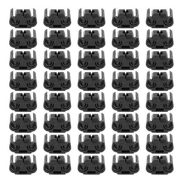 40 pcs 2-point Brake Pipe Line Holder Bracket 811611797 Dual Channel Base Brake Cable