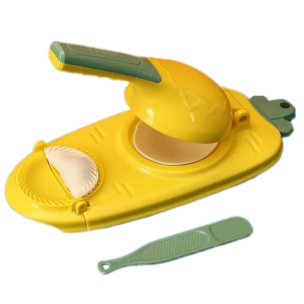 2 i 1 Dumplingformer - Gul/Grøn Grøn Grön green