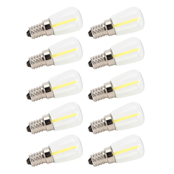 10 pcs E14 Long Filament Mini LED High Brightness Bulbs 1.5W AC230V