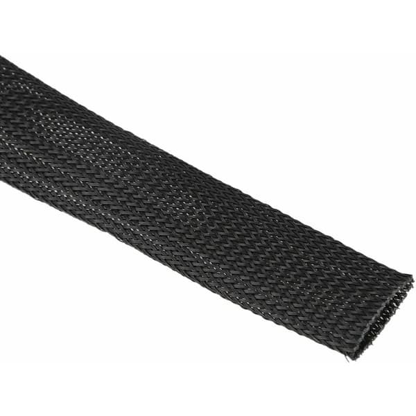 5M lang 30 mm diameter nylonstoff flettet slangekabel elastisk beskyttelse