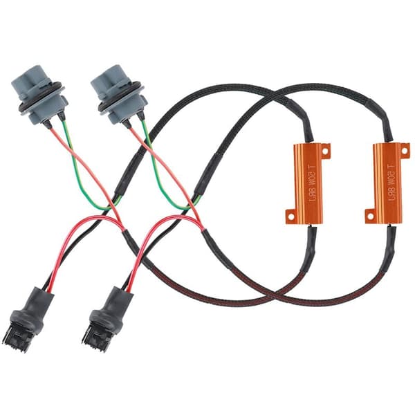 7440 T20 50W8RJ Hyper Flash Fix fejlkodefri ledningsnetadaptere til LED-blinklys