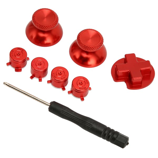 Spilcontroller metalknapper D Pad ABXY Kryds aluminiumlegering reparationsknapper erstatning til Switch Pro