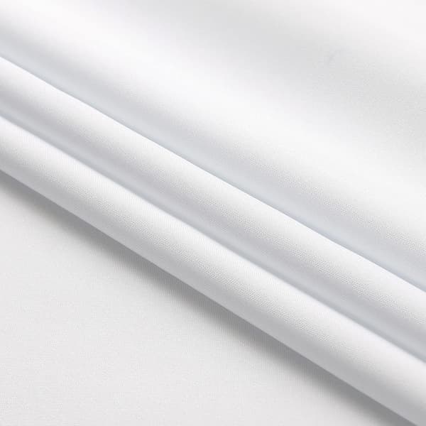 Rund duk av kvalitetsväv 140cm 55-FY- Vit White