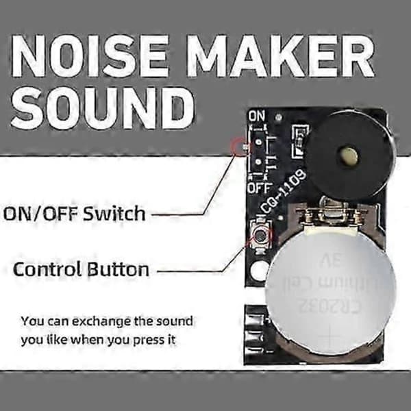Mixed 3-pack Hidden Annoying Beep Office Prank Gadgets, Small Prank Chirp Sound Generator Including Various Sounds, Cricket, Beep and More, Item