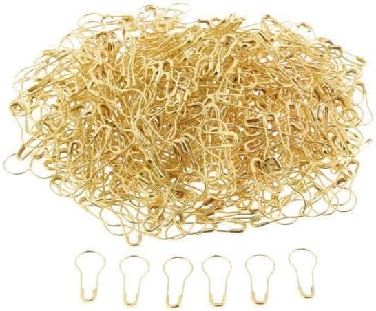 Assorted 1000-pack Sewing Needles for Garment Making and Crafts, Golden