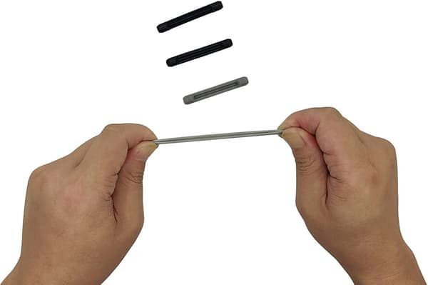 9 par myke silikonbrillearmer, sklisikker elastisk komfort for briller, lesebriller, solbriller