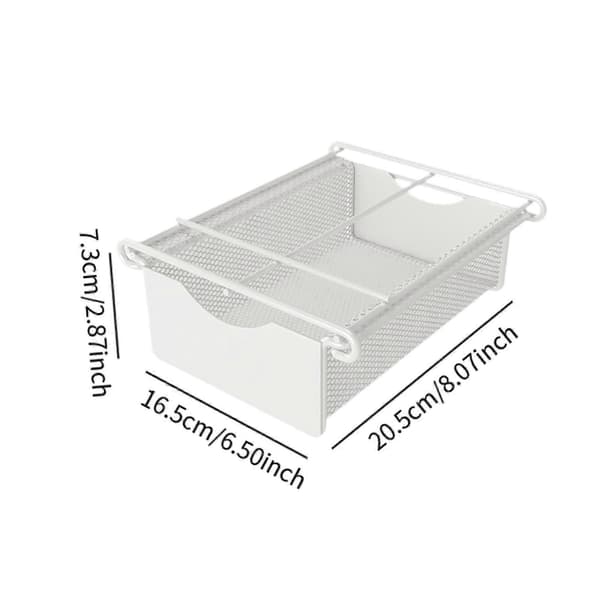 Pull-out Mesh Metal Desk Drawer for Office and Home Organization