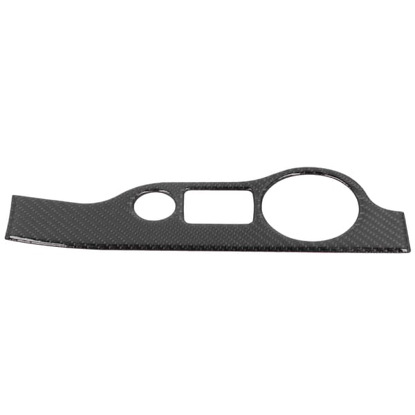 Karbonfiber Bil Frontlys Bryterpanel Deksel Trim Dekorasjon Passer Dodge Charger 2011-2014