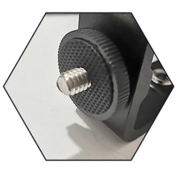 Holder Flash Bracket Adapter Mount for Live Broadcast Selfie Camera Phones 1/4 Hole Metal Three-P