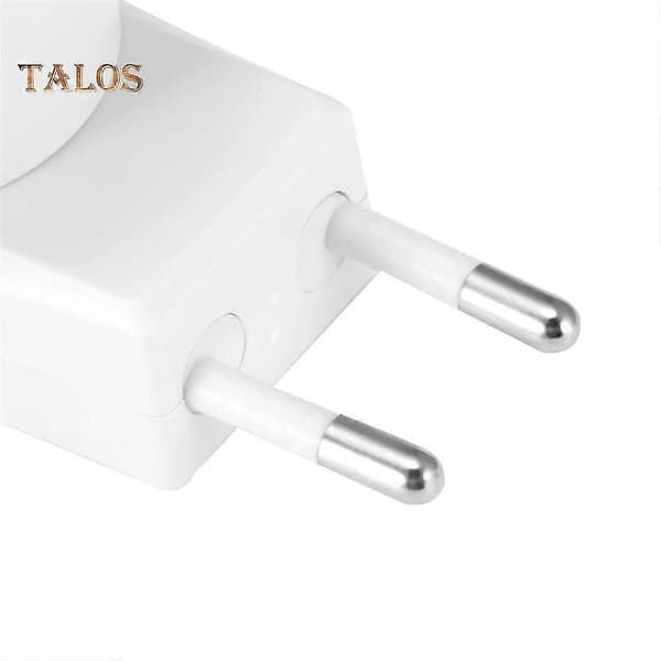 E27 EU-stik Lampeholder Base Socket Konverteringsadapter med Kontrolkontakt