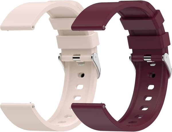 22 mm Smartwatch-rem - 2 stk. silikone-hurtigspænder, erstatning