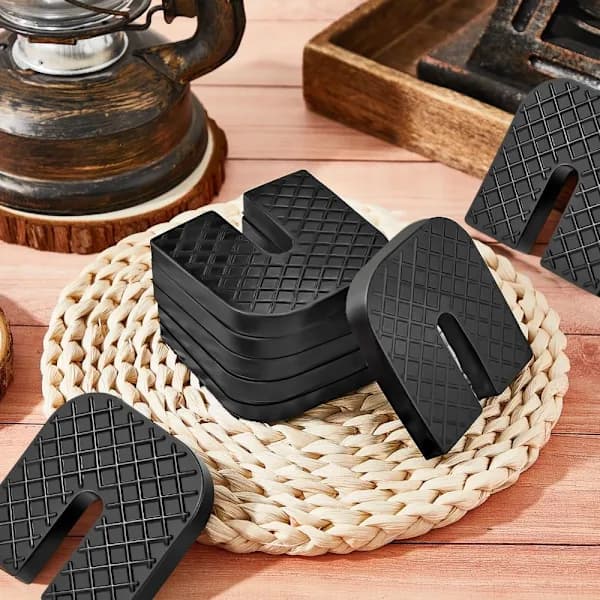 8-pack mekaniska vibrationsdämpande dynor Gummiisolatordyna