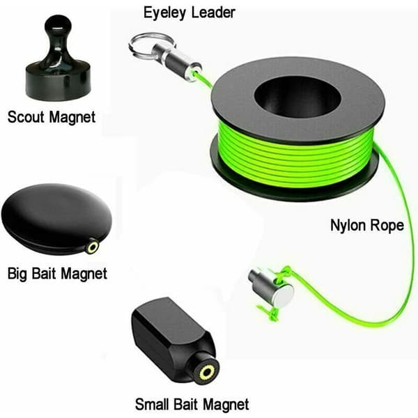 Magnetic Cable Puller, Magnetic Wire Puller, Flexible Magnetic Wire Puller, Easy to Use for Electrical Cables, Fiber Optic Puller, Electrician Wires