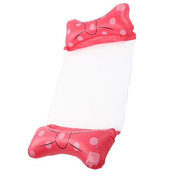 Inflatable Pool Float Hammock Portable Water Hammock Pool Float for Adults Rose Red